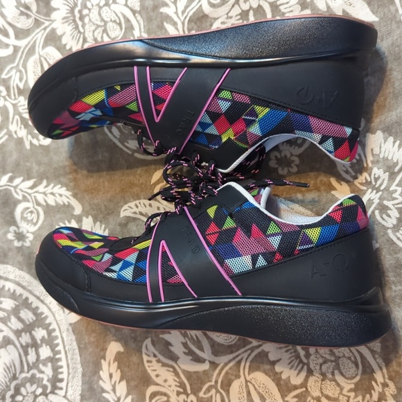 ALEGRIA WOMEN'S 38 TRAQ QARMA RIGHT ANGLE MULTI SNEAKER - Picture 6 of 8